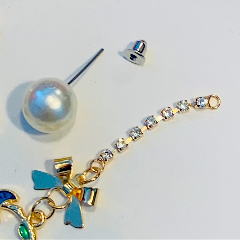 🌸 3/$30 🌸 Betsey Johnson Style - Night Sky Cat Earrings - Picture 7 of 7